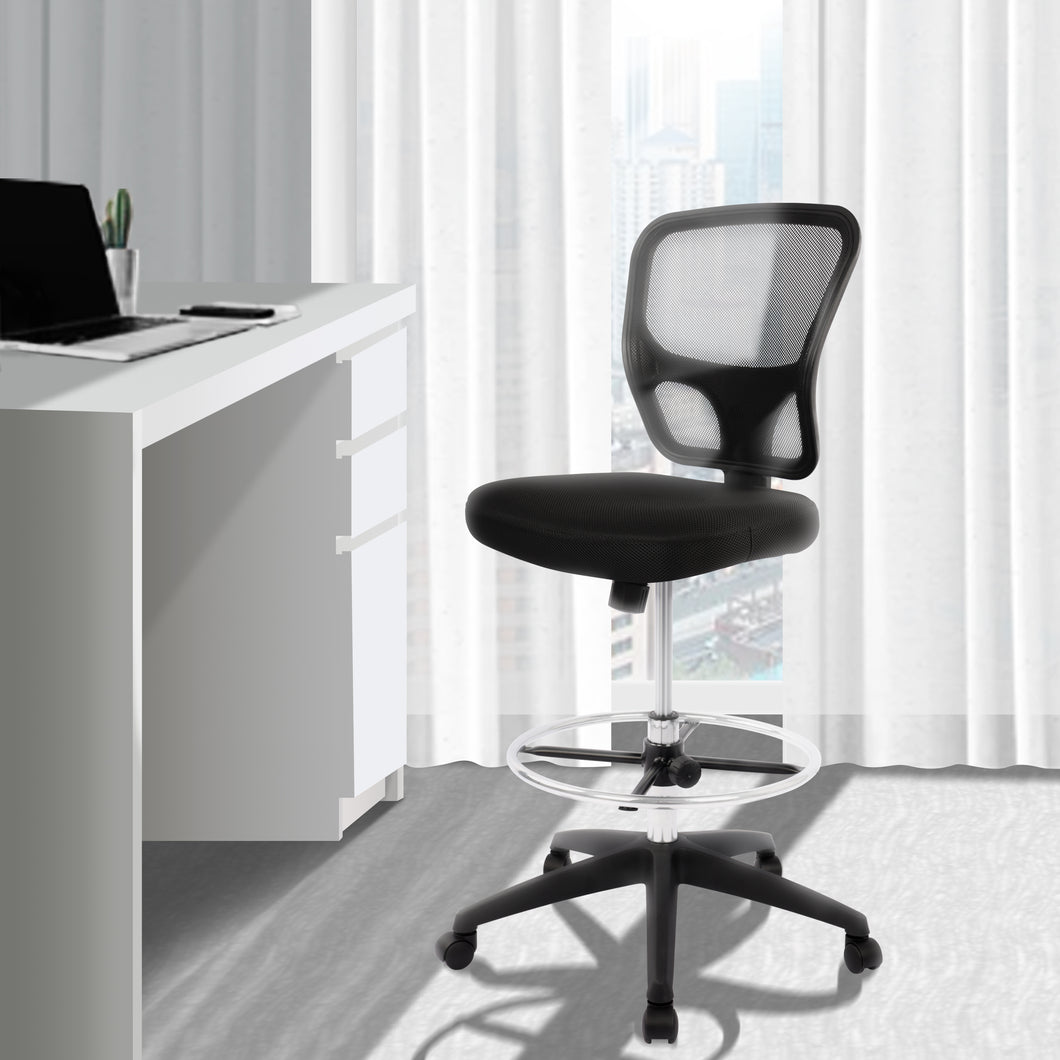 Mesh Drafting Chair Tall Office Chair Ergonomic Standing Desk